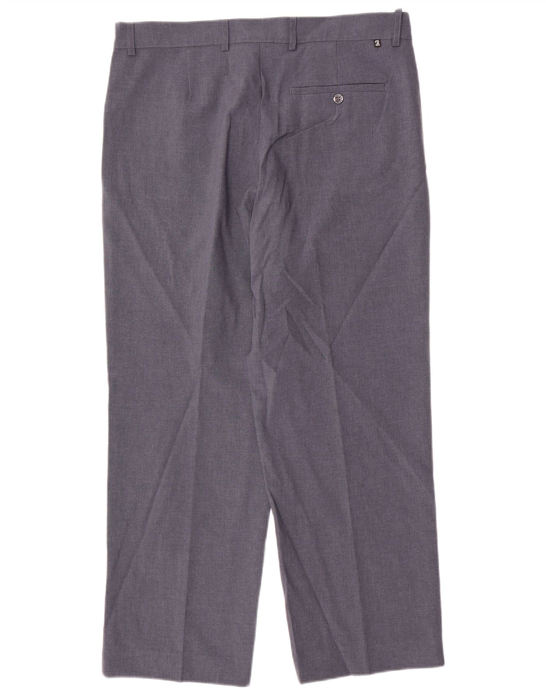 Farah Pantalon décontracté droit pour homme W36 L29 Bleu Polyester