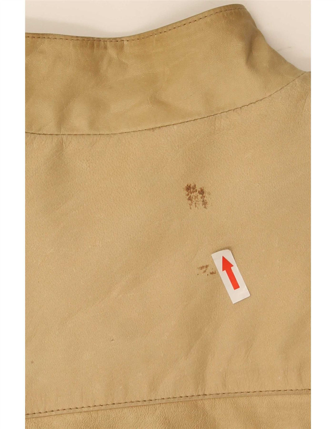 Conbipel Veste En Cuir Femme IT 44 Beige Moyen