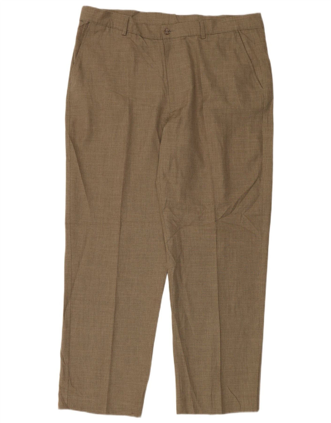Farah Pantalon décontracté fuselé pour homme W40 L31 Marron Polyester