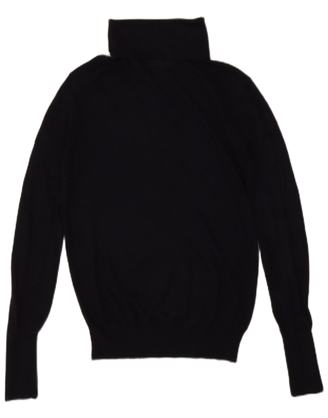 Zara Pull col roulé pour femme UK 12 Bleu marine moyen Modal