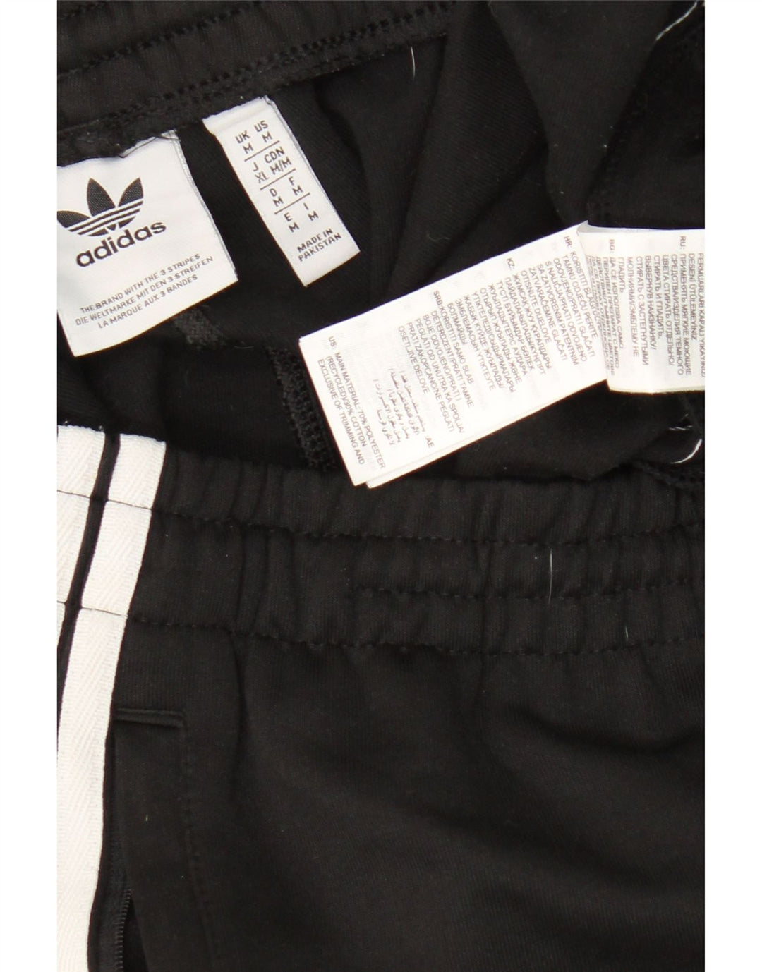 Adidas Pantalon de survêtement pour homme Noir moyen Polyester