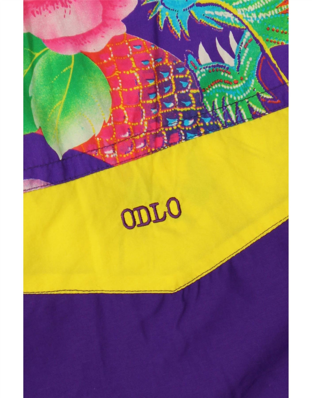 ODLO Veste Anorak Oversize Femme EU 36 Petit Violet Floral Polyester