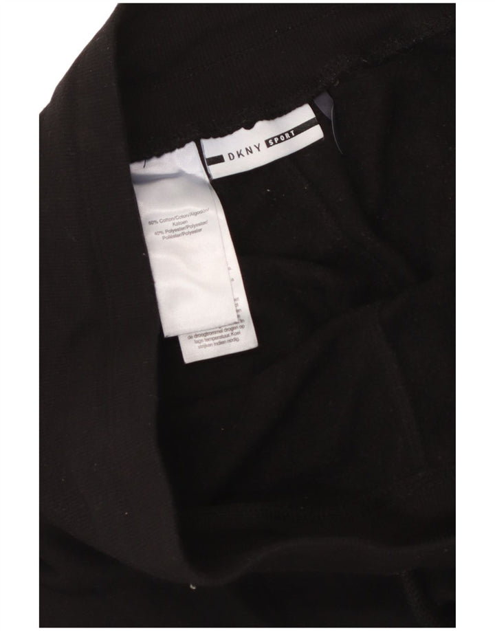 DKNY Pantalon de survêtement graphique pour homme en coton noir moyen