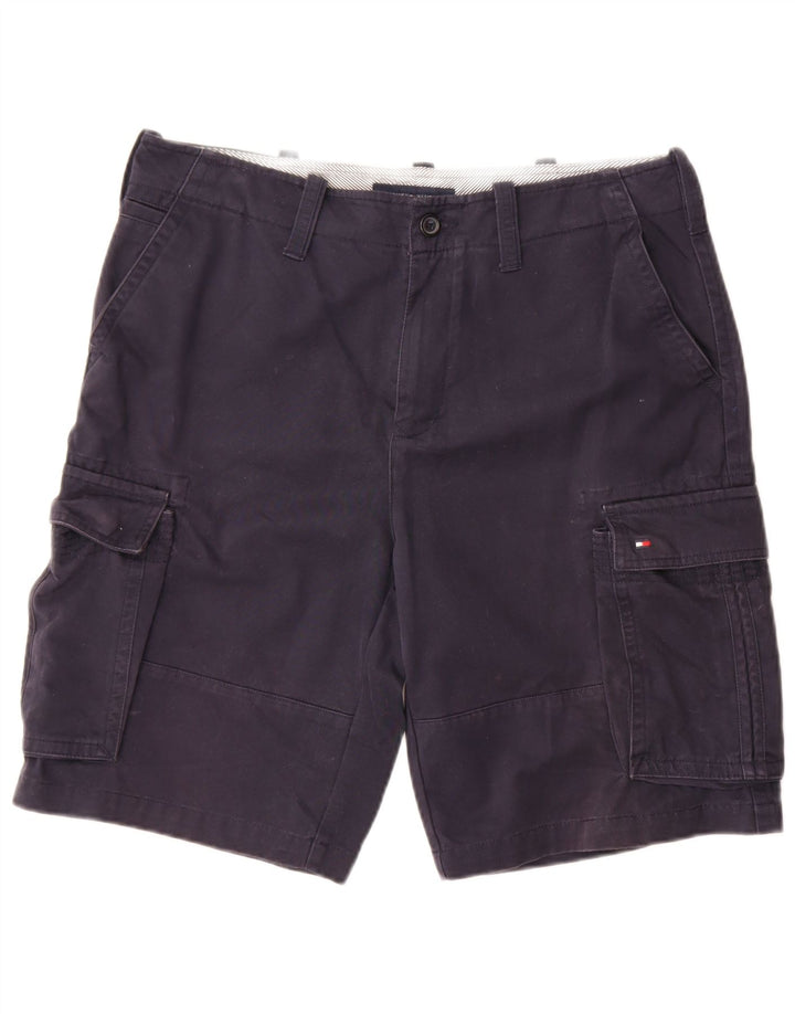 Tommy Hilfiger Short cargo pour homme W34 en coton bleu marine Taille L
