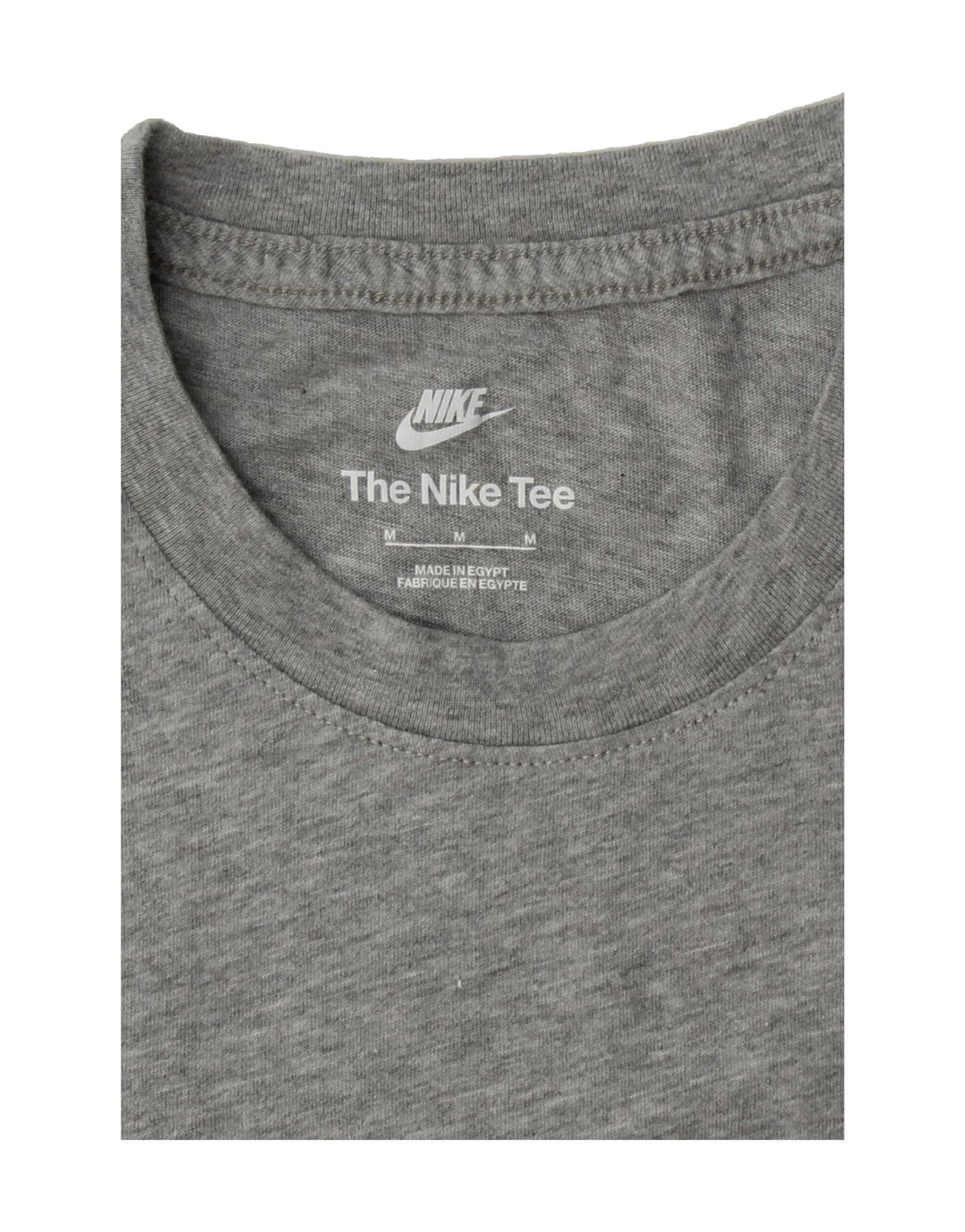 NIKE Mens T-Shirt Top Medium Grey Vintage Nike and Second-Hand Nike from Messina Hembry 