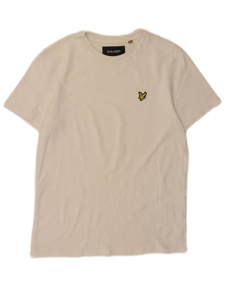 Lyle & Scott T-Shirt Homme Petit Blanc Coton