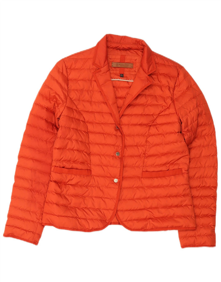 Massimo Dutti Veste matelassée pour femme UK 16 Large Orange