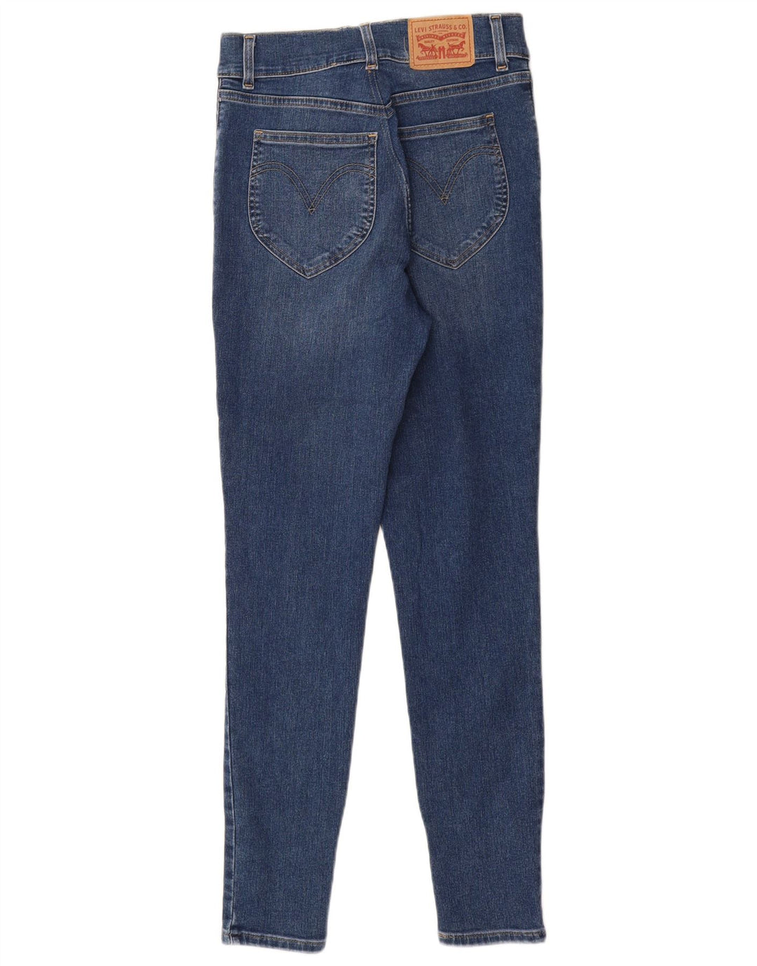 LEVI'S Jean skinny taille haute femme W28 L30 bleu coton