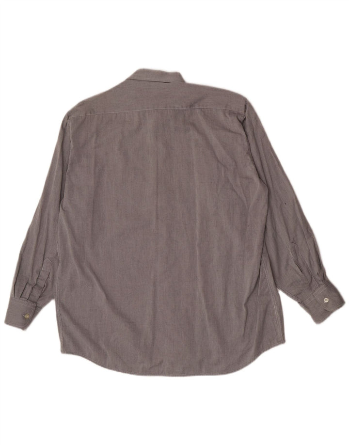 PIERRE CARDIN Chemise Homme Taille 42 16 1/2 Grand Coton Gris