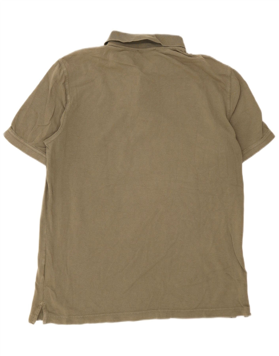 Benetton Polo Homme XL Kaki Coton