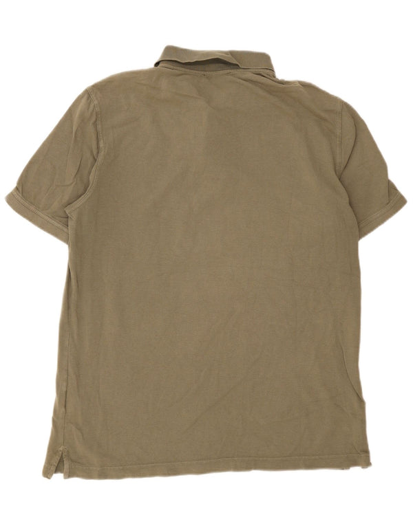 Benetton Polo Homme XL Kaki Coton