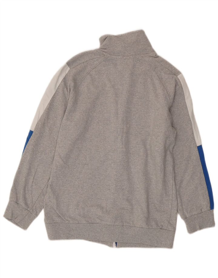 Superga Veste de survêtement pour femme UK 14 Gris moyen Colourblock Coton