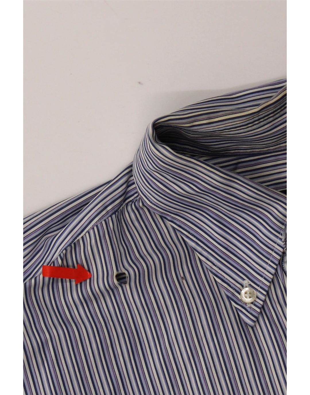 Etro Chemise homme taille 40 coton rayé bleu moyen