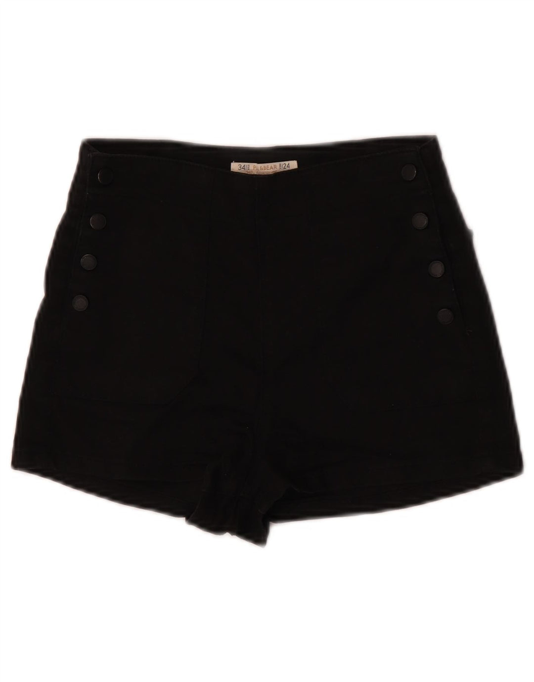 Pull & Bear Pantalon chaud pour femme EU 34 2XS W24 Noir Coton