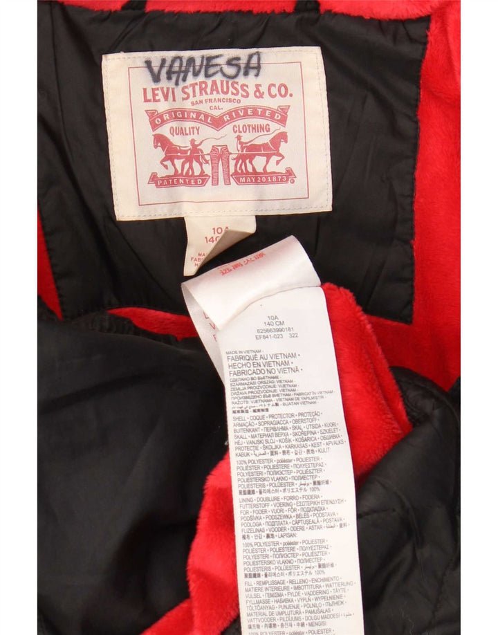 Veste matelassée à capuche Levi's pour filles 9-10 ans Noir Polyester