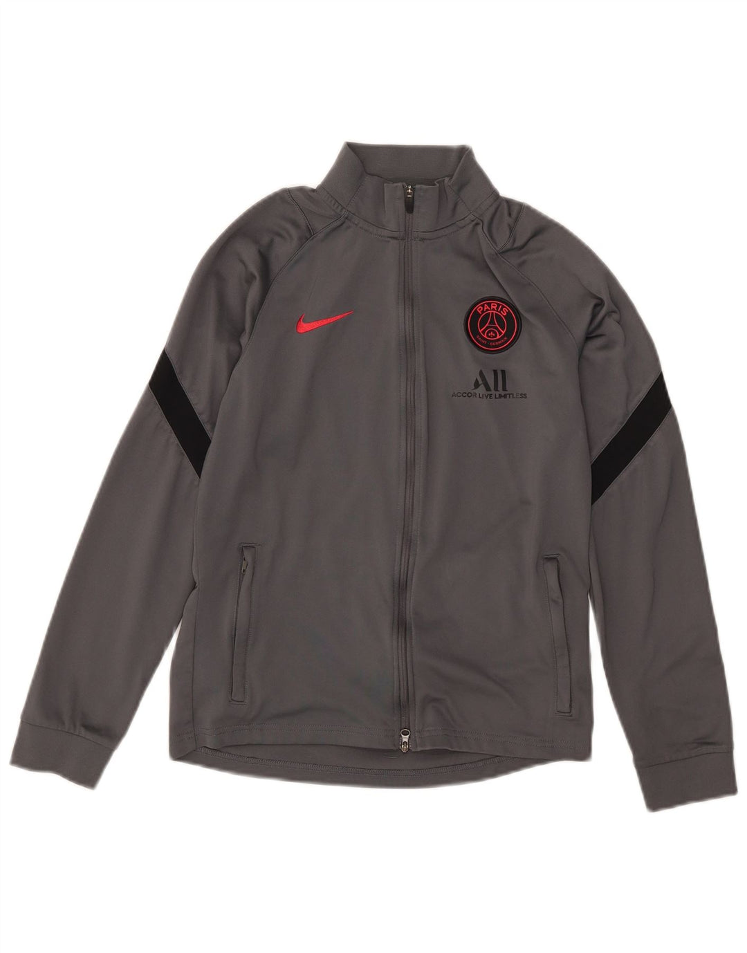 Nike Garçon Paris Saint-Germain Survêtement Top Veste 12-13 ans Grand Gris