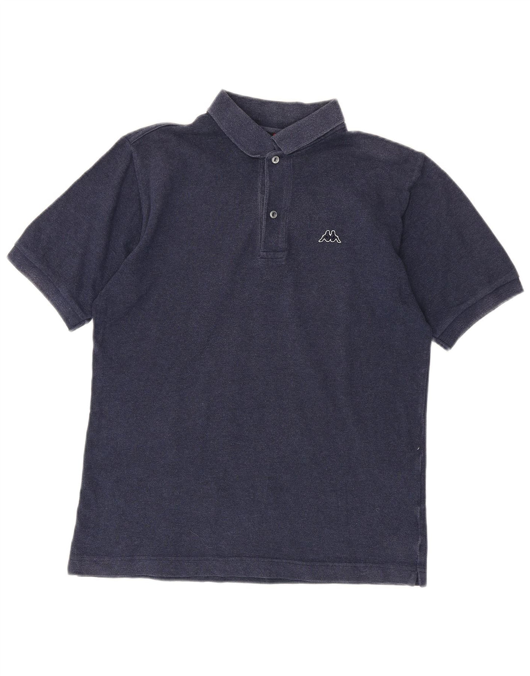 Kappa Polo Homme Petit Bleu Marine Coton