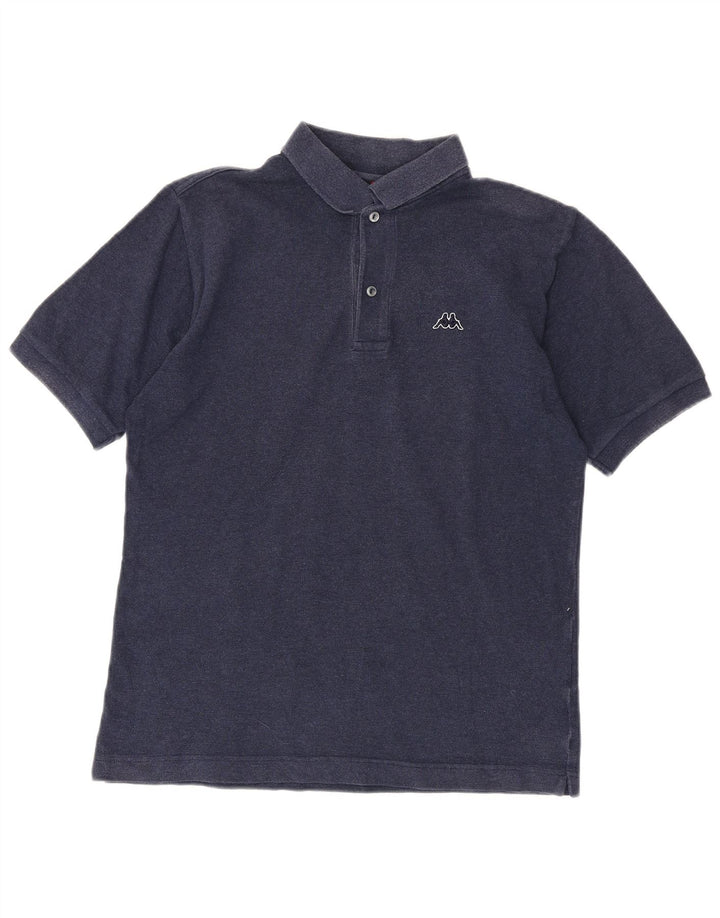 Kappa Polo Homme Petit Bleu Marine Coton