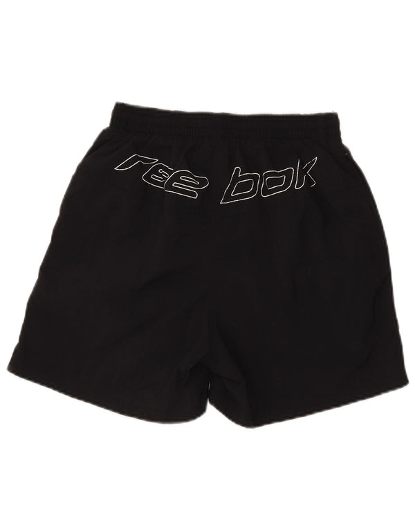 REEBOK Short de Sport Graphic Homme XS Noir Nylon
