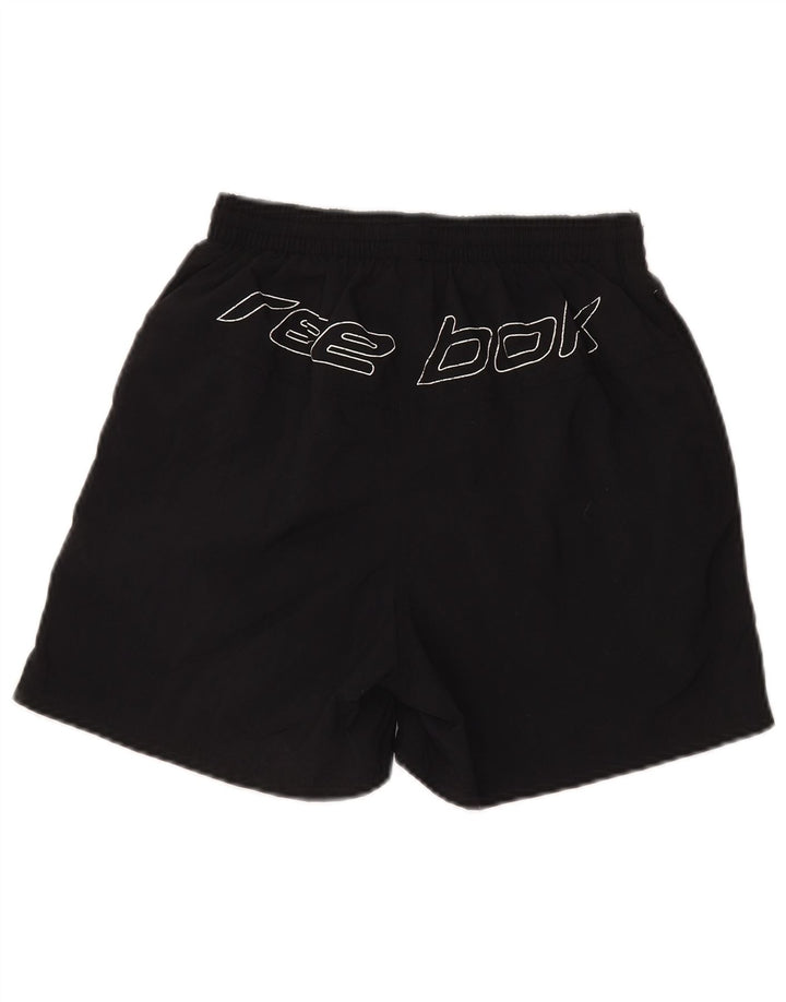 REEBOK Short de Sport Graphic Homme XS Noir Nylon