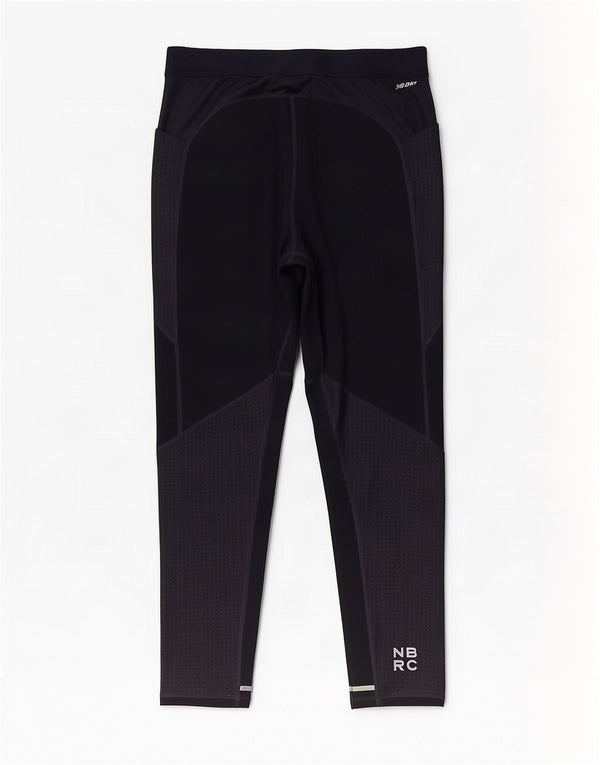 New Balance Legging court pour femme UK 14 Large Bleu marine Colourblock