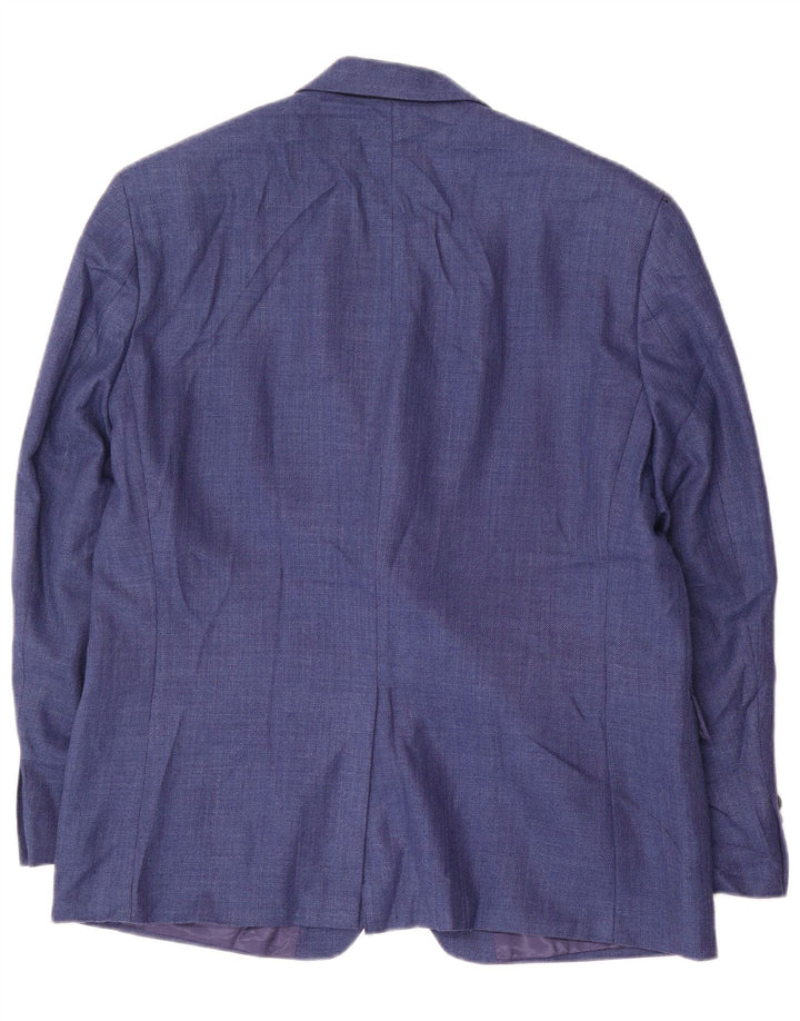 Ralph Lauren Veste blazer à 2 boutons pour homme UK 42 XL Bleu Polyester