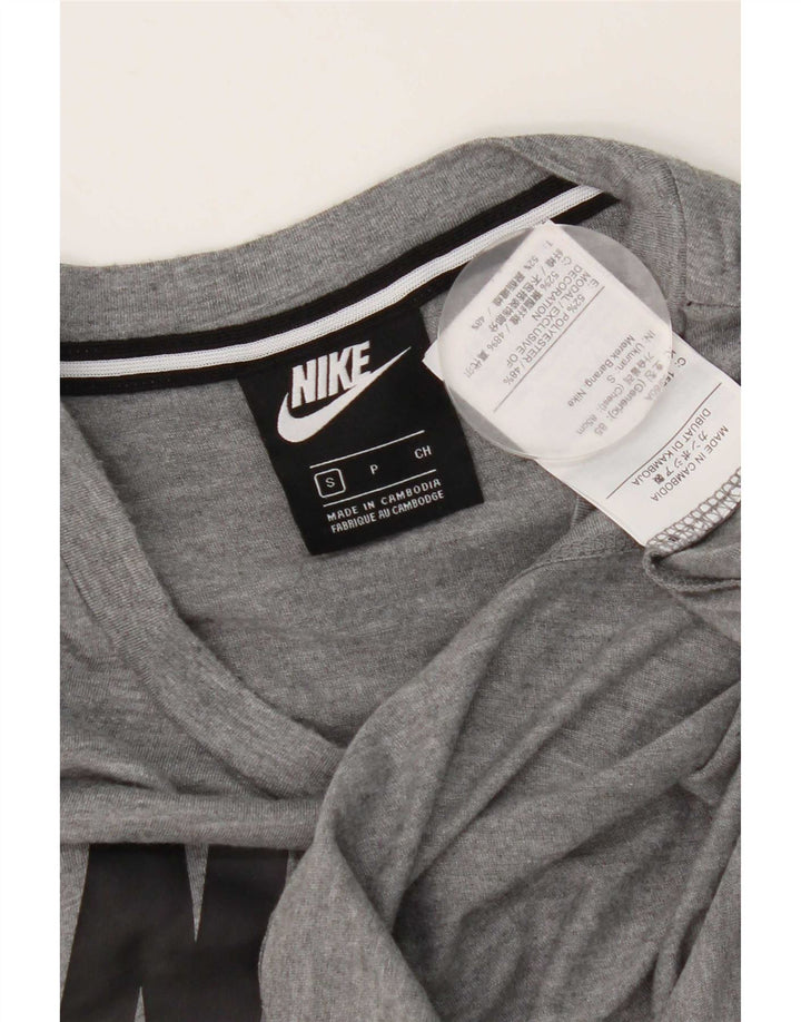 Nike T-shirt graphique pour homme Petit polyester moucheté gris