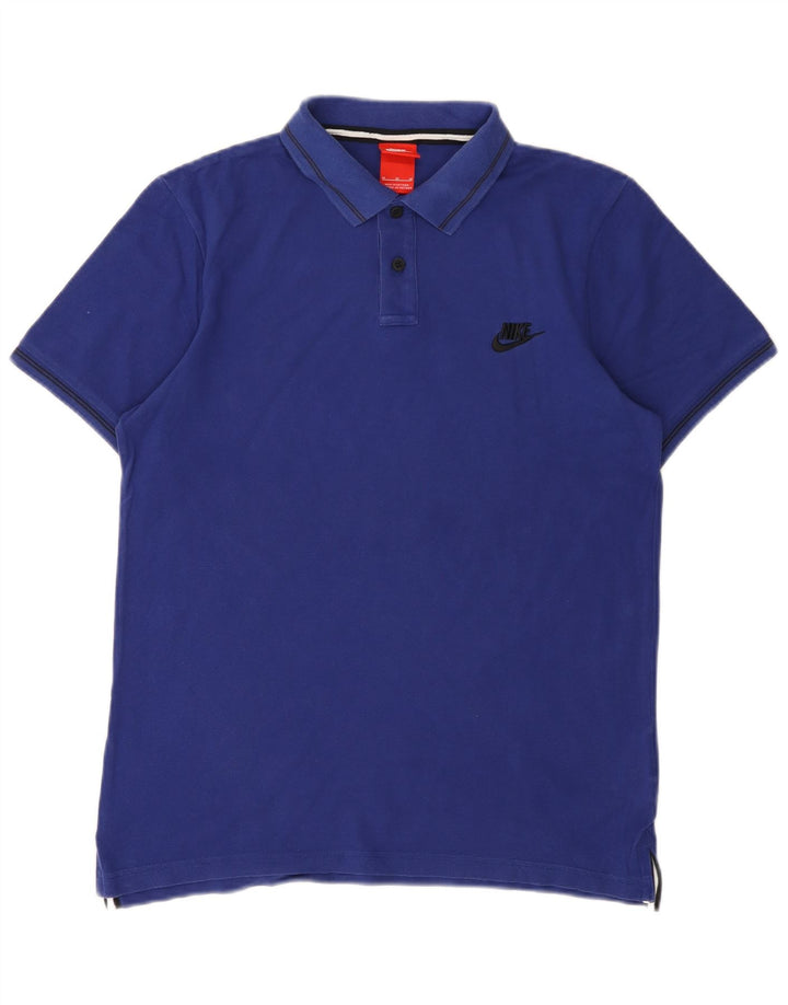 Polo Nike Homme Bleu Moyen Coton