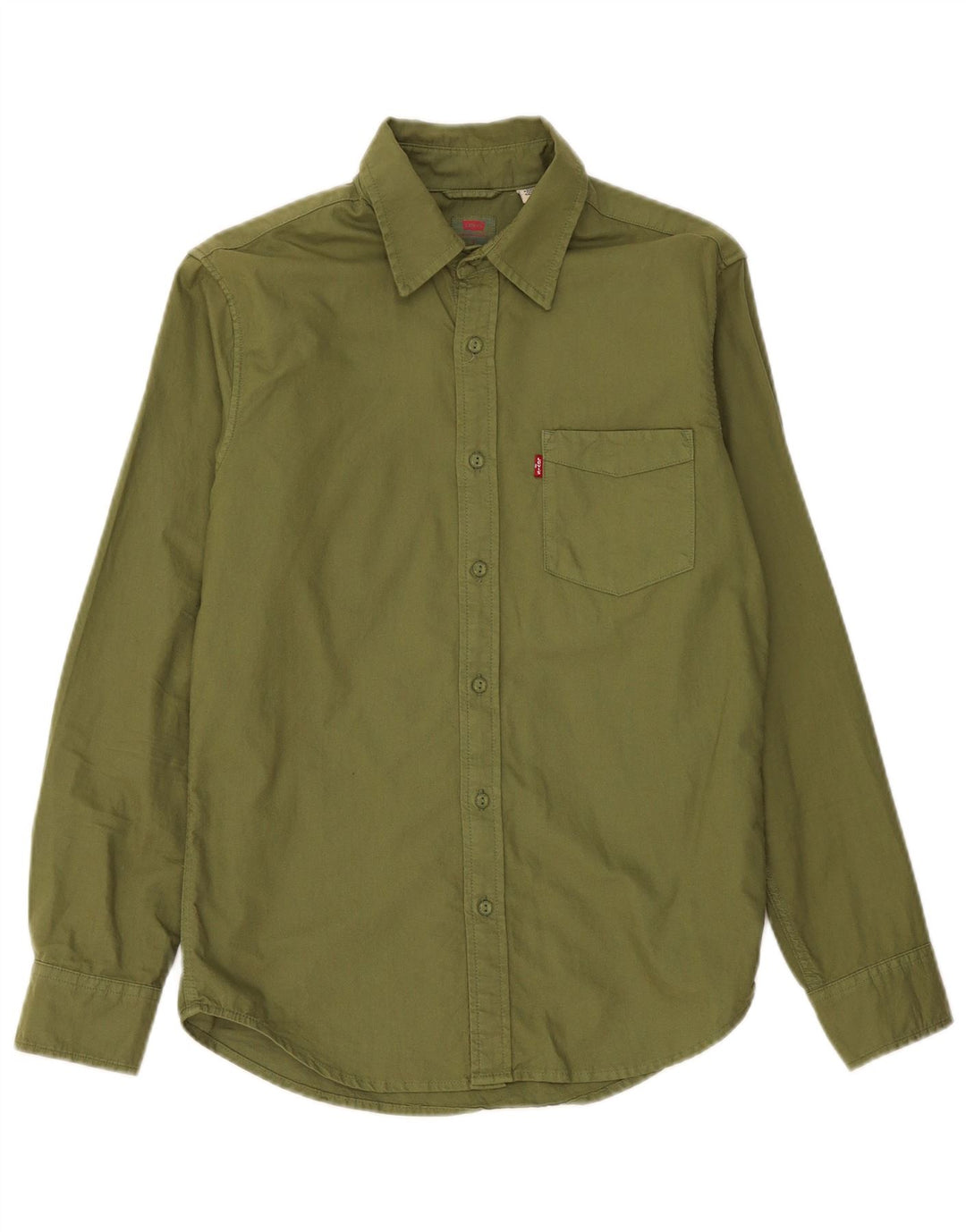 Levi's Chemise Coupe Standard Petit Homme Kaki Coton