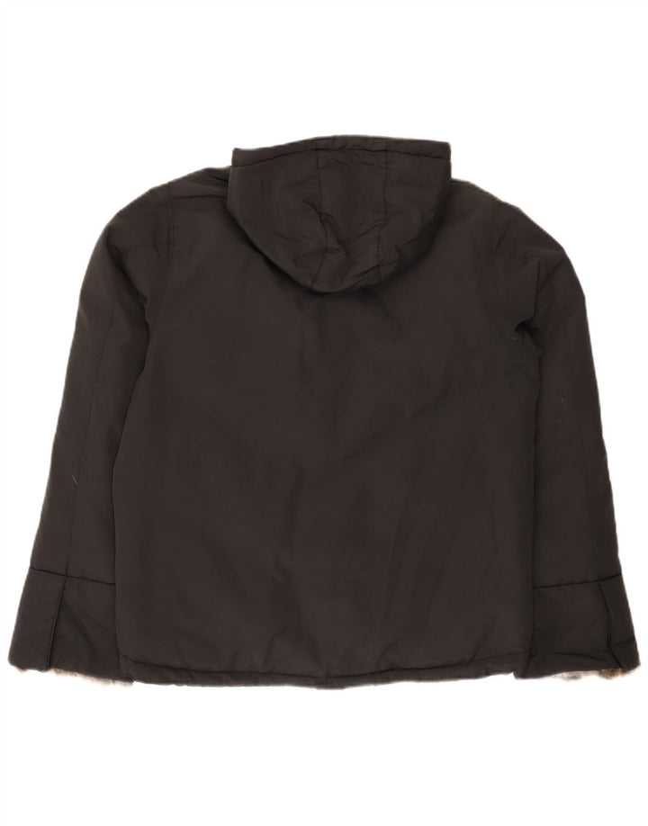 Woolrich Veste matelassée à capuche pour femme UK 44 Medium Black Nylon