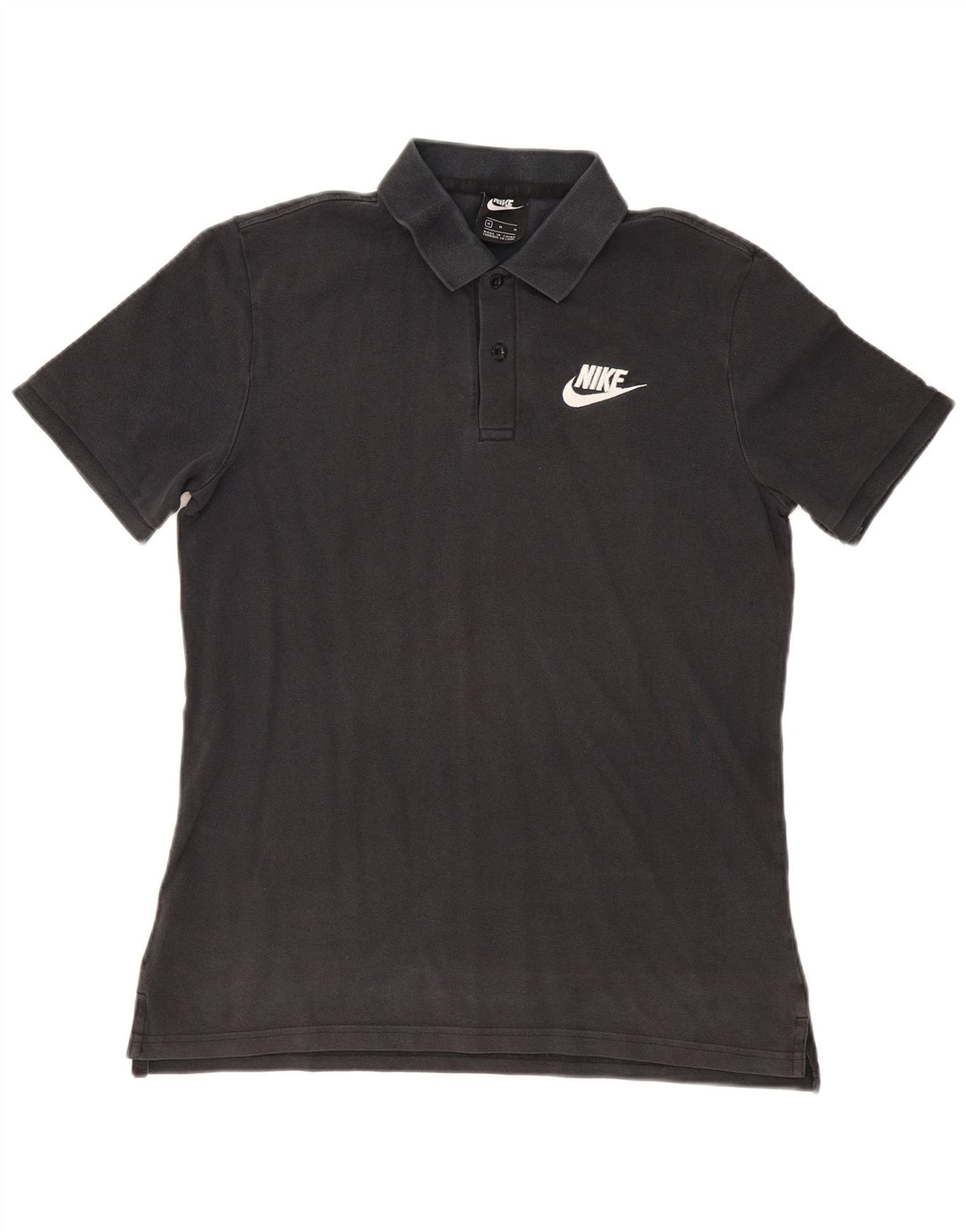 Polo Nike Homme Coton Noir Moyen