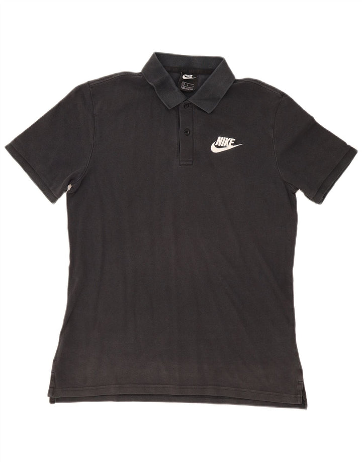 Polo Nike Homme Coton Noir Moyen