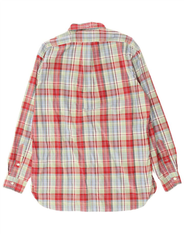 RALPH LAUREN Chemise Homme Vert Moyen Carreaux Coton