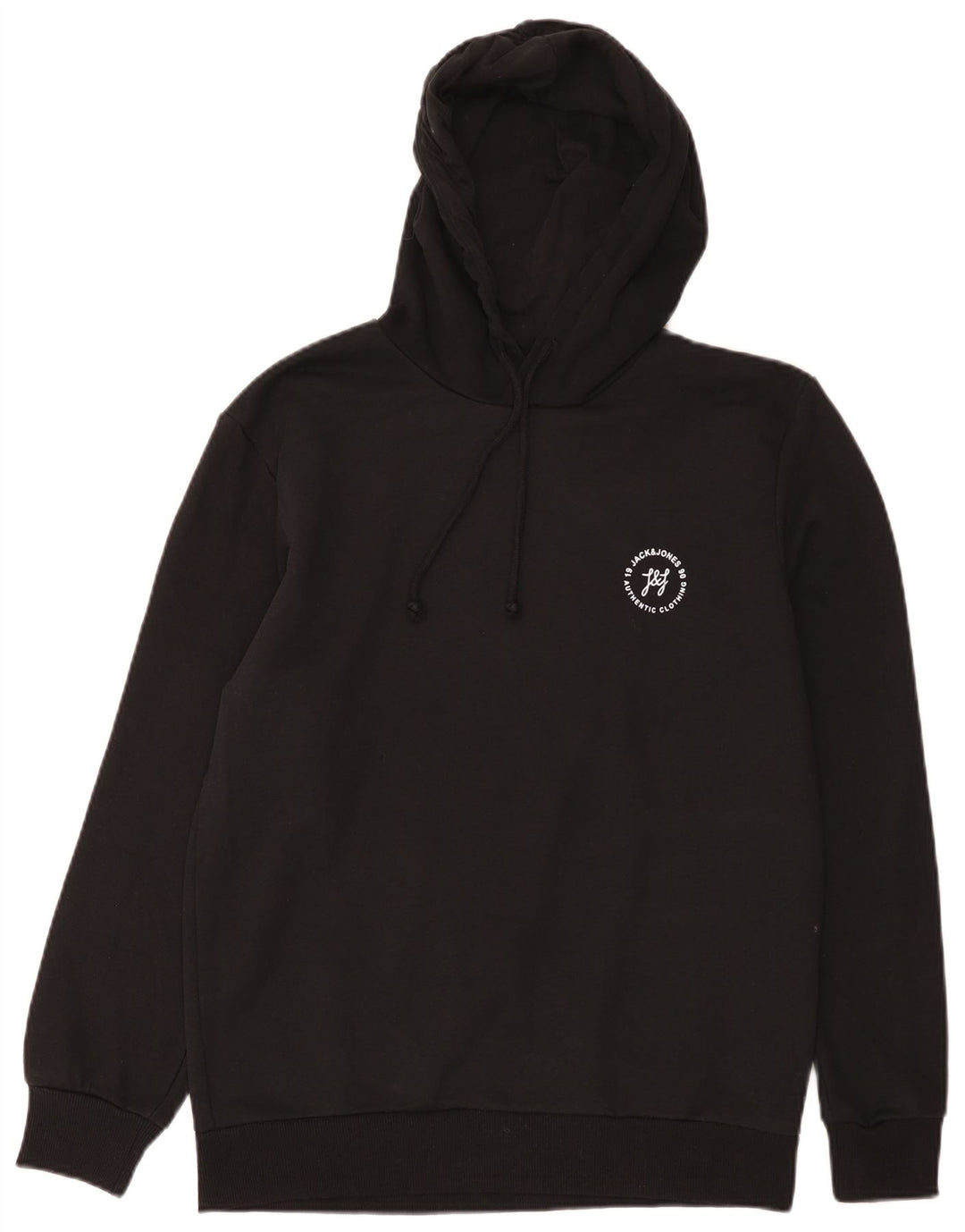 Jack & Jones Pull à capuche pour homme Large Noir Coton