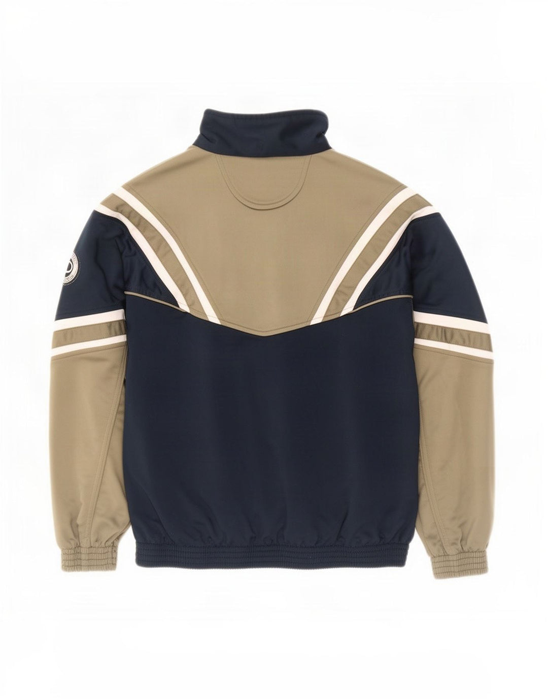 Champion Veste de Survêtement Homme Bleu Marine Moyen Polyester Colorblock
