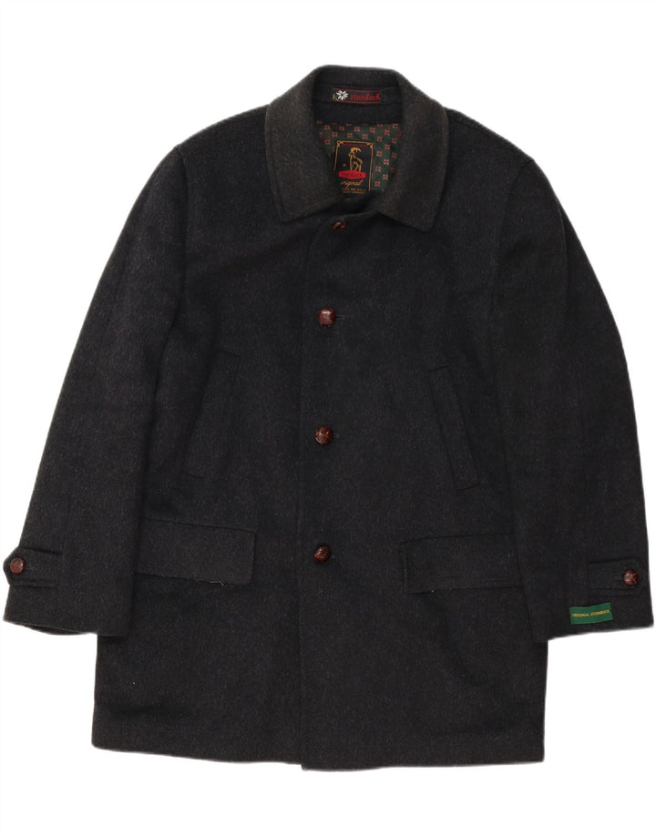 Steinbock Manteau coupe ample pour homme EU 44 XS Laine noire