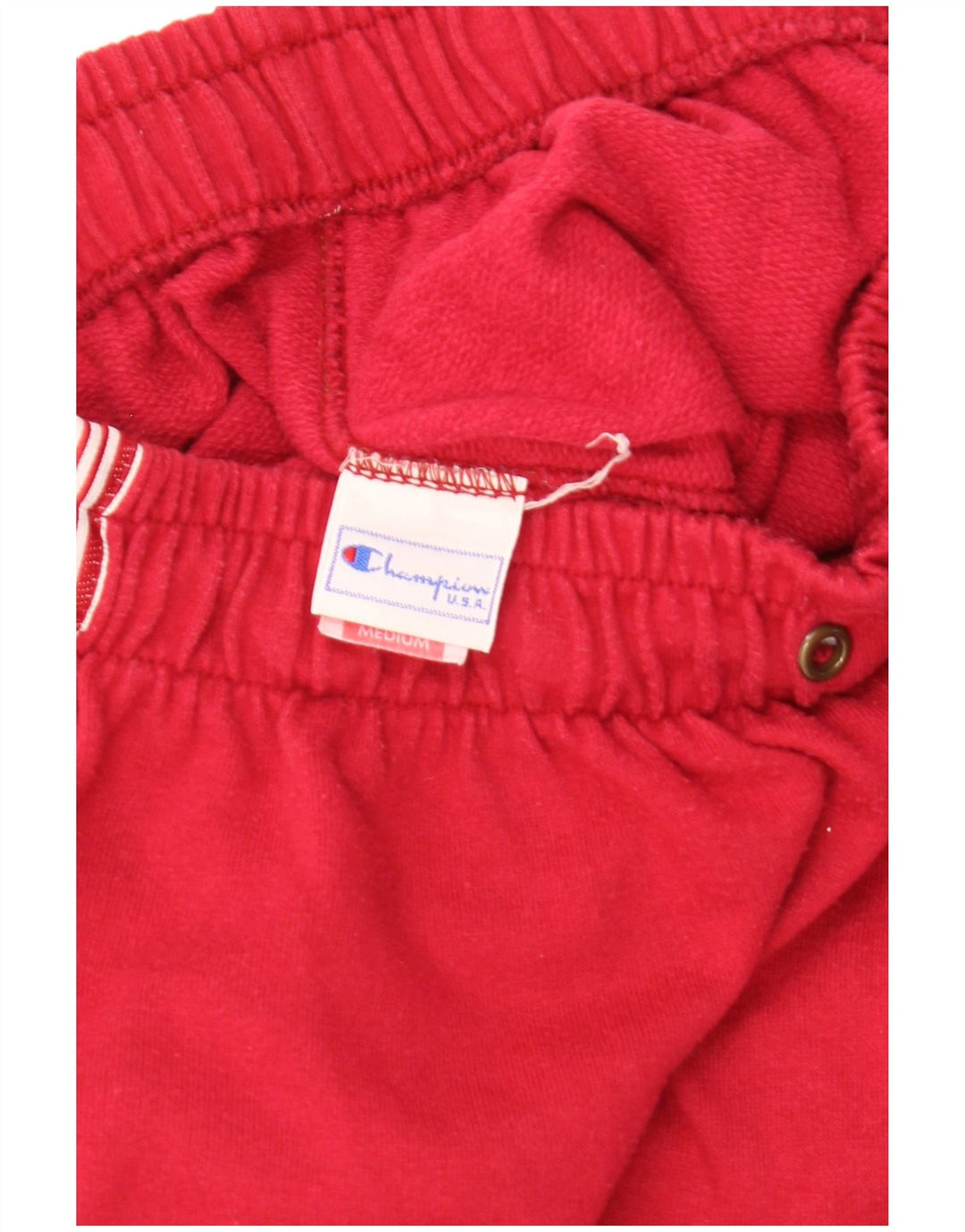 Champion Pantalon de survêtement graphique pour femme UK 12 Medium Red Colourblock