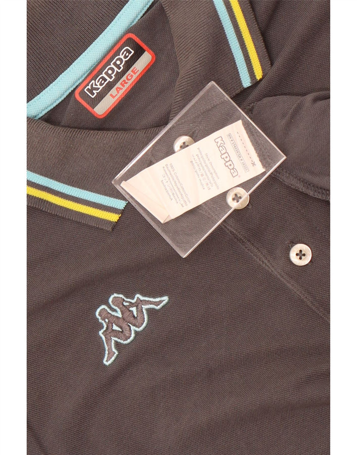 Kappa Polo Homme Grand Gris Coton