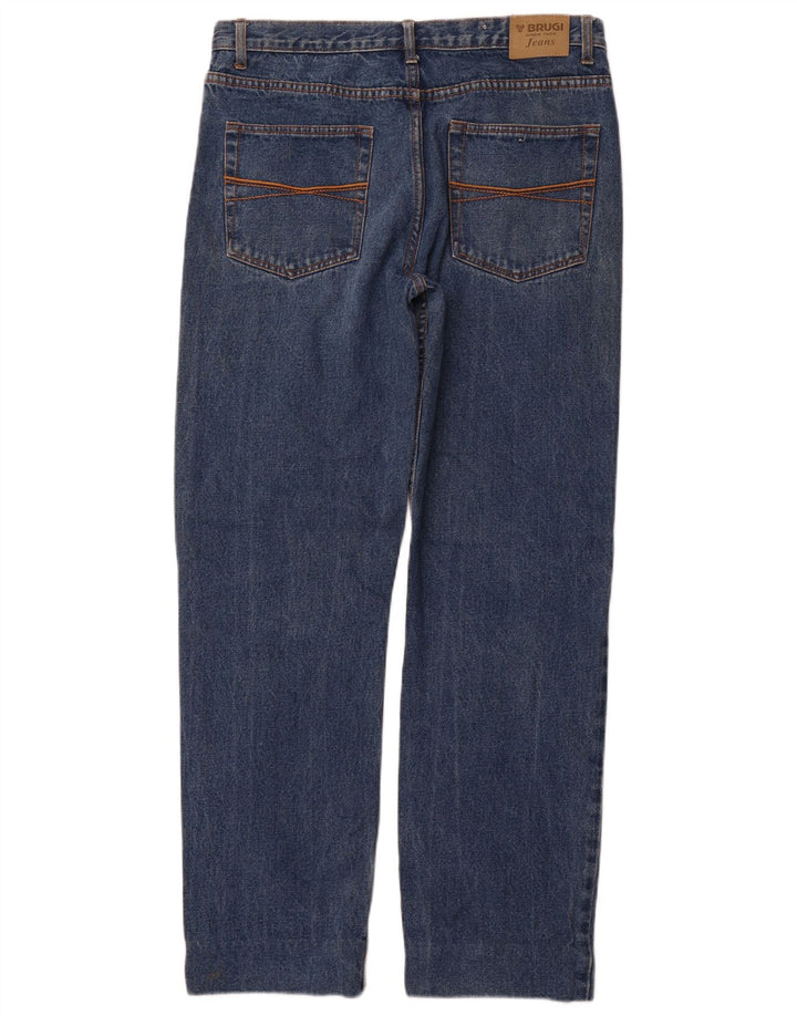 BRUGI Jean droit homme W34 L32 bleu coton