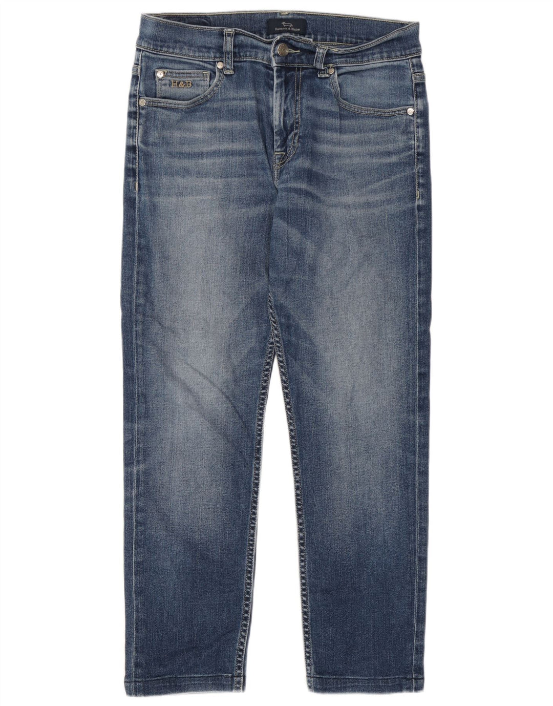 Harmont & Blaine Jean court droit pour femme IT 44 Medium W30 L26 Bleu