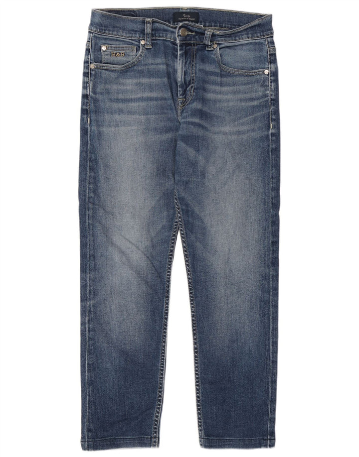 Harmont & Blaine Jean court droit pour femme IT 44 Medium W30 L26 Bleu