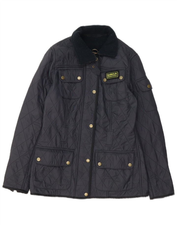 Barbour Veste matelassée pour femme UK 8 Small Bleu marine