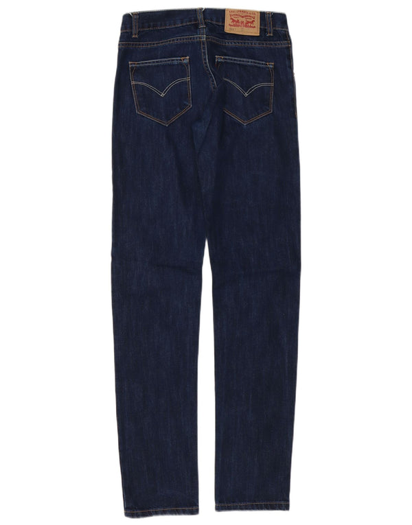 Levi's Garçon 511 Slim Jean 11-12 ans W26 L31 Bleu Marine Coton