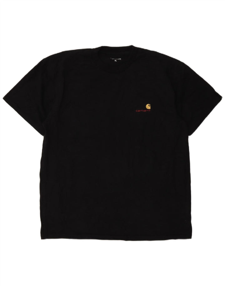 Carhartt T-Shirt Homme Top XL Noir Coton