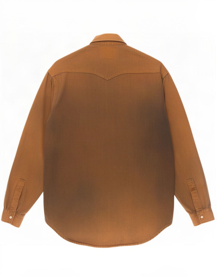 Levi's Chemise en Jean Homme Marron Moyen Coton