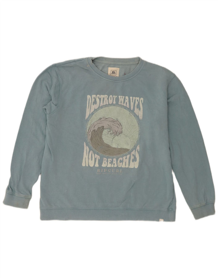 Rip Curl Sweat-shirt graphique pour homme en coton bleu petit