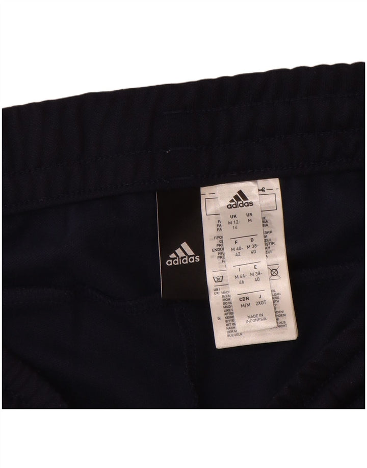 Adidas Pantalon de survêtement pour femme UK 12/14 Bleu marine moyen Polyester