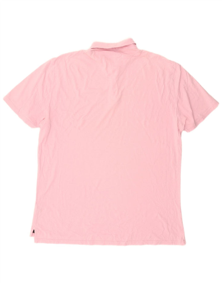 Massimo Dutti Polo Homme 2XL Rose Coton