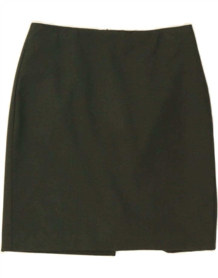 BENETTON Womens Pencil Skirt IT 38 XS W26  Green Polyester Vintage Benetton and Second-Hand Benetton from Messina Hembry 