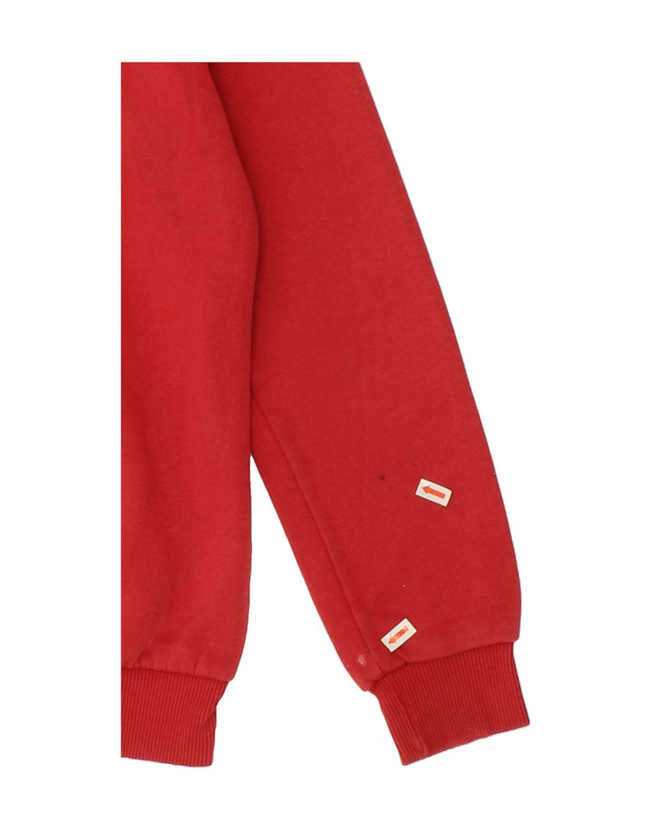 PUMA Mens Graphic Hoodie Jumper XS Red Vintage Puma and Second-Hand Puma from Messina Hembry 